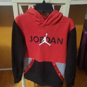 Jordan Red and Black Pullover
